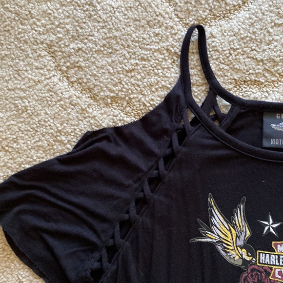 Harley-Davidson open shoulder top - Picture 5 of 5